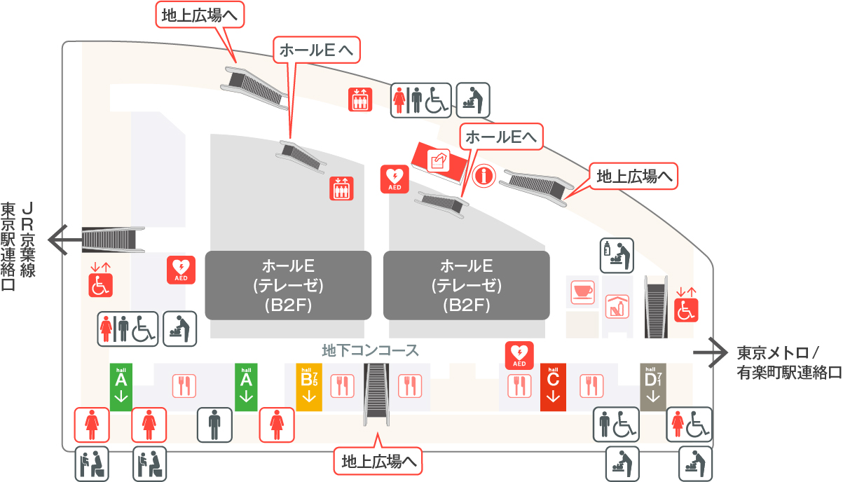 B1F案内図