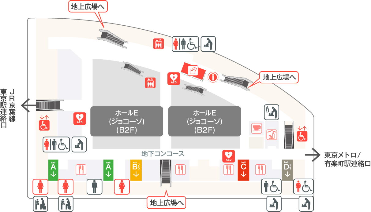 B1F案内図