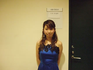 本日のソリスト、木嶋真優さん